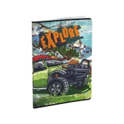 Thumbnail 9 of Тетрадка, A5, бели листове, офсетова хартия, 60 листа, дизайни за момче