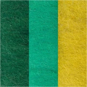 Thumbnail 2 of Creativ Company Вълна за плъстене Зелена хармония, 3 х 10 g