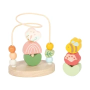 Thumbnail 4 of Small Foot Играчка Tiny Friends, с лабиринт и мъниста, дървена