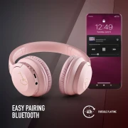 Thumbnail 4 of Слушалки NGS Artica Greed, с Bluetooth, USB Type-C, 105 dB, розови