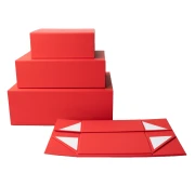 Thumbnail 3 of Office 1 Кутия Natural, с магнитно затваряне, сгъваема, 20 х 18 х 8 cm, червена