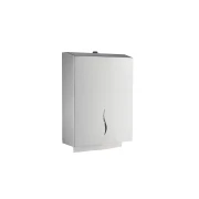 Thumbnail 1 of Диспенсър за кърпи за ръце Dayco, с V-сгъвка, 27 х 12 х 21 cm, инокс, за 300 кърпи