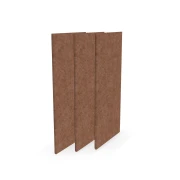 Thumbnail 3 of Акустично пано Narbutas Pet, правоъгълник, 200 х 400 х 9 mm, PET филц, 3 броя, корал