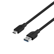 Thumbnail 3 of Кабел за бързо зареждане Genius ACC-A2CC, USB Type-A към USB Type-C, 150 cm, черен