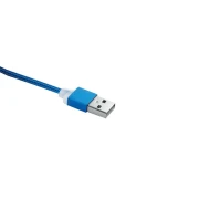 Thumbnail 3 of Rizo Кабел за зареждане, USB, Micro USB, USB Type-C, син