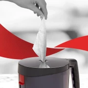 Thumbnail 3 of Хартия за почистване Kimberly-Clark WypAll Reach 6222 Centrefeed, на ролка, 430 къса, 163 m, бяла, 6 броя