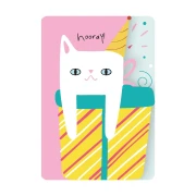 Thumbnail 2 of Gespaensterwald Картичка Fun-Cut, Birthday Cat