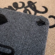 Thumbnail 4 of Изтривалка Olivo Zeus - Happy to see you, 100% полиестер, 40 х 70 cm, сива