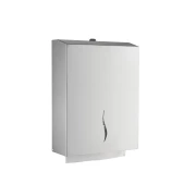 Thumbnail 1 of Диспенсър за кърпи за ръце Dayco, със Z-сгъвка, 27 х 10 х 21 cm, инокс, за 200 кърпи