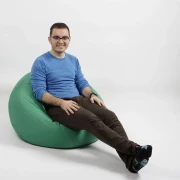 Thumbnail 3 of Пуф за деца RFG Ябълка, промазка, 220 L, зелен