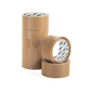 Thumbnail 3 of Office 1 Тиксо, опаковъчно, 48 mm x 66 m, кафяво, 6 броя