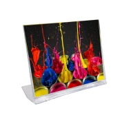 Thumbnail 3 of KEJEA Информационна поставка, с променлив наклон, хоризонтална, A4, прозрачна