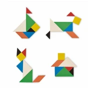Thumbnail 3 of Пъзел Танграм, цветен, 7 части