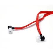 Thumbnail 2 of Слушалки Vakos SK-251K, с тапи, с микрофон, 3.5 mm жак, 98 dB, червени