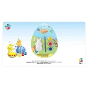 Thumbnail 3 of Moxy Фигурка за оцветяване - Заек, 7 cm, с бои и четка