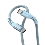 Thumbnail 2 of Кабел Verbatim Sync & Charge, магнитен, USB Type-C към USB Type-C, 60 W, 120 cm, син