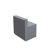 Thumbnail 3 of Прав модул за рецепция RFG Point, външен, ляв, 100 х 80 х 112.50 cm, ПДЧ