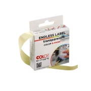 Thumbnail 1 of Безконечни етикети Colop E-Mark, широчина 14 mm, дължина 8 m, прозрачни