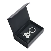 Thumbnail 4 of Hugo Boss Ключодържател Double B, сребрист