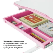 Thumbnail 2 of Ергономичен чин и стол RFG Ergo Tech B207, ученически, розов цвят