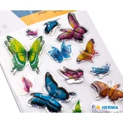 Thumbnail 3 of Herma Самозалепващи се етикети Пеперуди, 3D, 1 лист