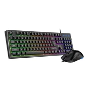 Thumbnail 2 of Комплект клавиатура Genius и мишка Scorpion KM-GX6, AI Copilot, с кабел 1.8 m, USB, 12 бързи бутона, черни