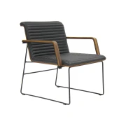 Thumbnail 5 of Кресло RFG Cassa 01, екокожа, до 120 kg, черно