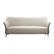 Thumbnail 2 of Диван RFG Lola, двуместен, екокожа, светлосива седалка, графитена облегалка