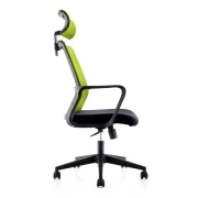 Thumbnail 7 of Директорски стол RFG Smart HB, дамаска и меш, Tilt механизъм, до 120 kg, черна седалка, зелена облегалка