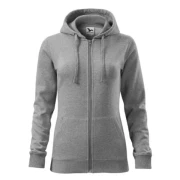 Thumbnail 2 of Malfini Дамски суитшърт Zipper 411, размер XL, сив