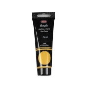 Thumbnail 1 of Beifa Акрилна боя, в тубичка, 75 ml, златиста