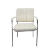 Thumbnail 4 of Посетителски стол RFG Glos M, екокожа, метална основа, до 120 kg, бежов