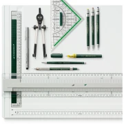 Thumbnail 3 of Faber-Castell Пергел, 340 mm, с графити, син и червен