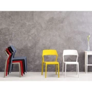 Thumbnail 3 of Градински стол RFG Snow, пластмасов, до 120 kg, бял