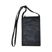 Thumbnail 3 of Мултифункционален аксесоар за носене на врат, 12.5 x 19 cm, черен