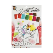 Thumbnail 2 of Moxy Комплект за рисуване с вода Еднорог, А4, 8 листа