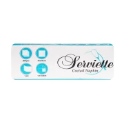 Thumbnail 1 of Салфетки, 1/4 сгъвка, гофрирани, 25 х 25 cm, 500 броя