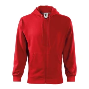 Thumbnail 4 of Malfini Мъжки суитшърт Zipper 410, поларен, размер S, червен