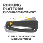 Thumbnail 4 of Fellowes Поставка за крака Breyta, черна