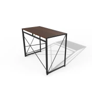 Thumbnail 6 of Бюро RFG Soho, над VIII клас, MDF, 1000 х 500 х 750 mm, плот тъмен орех, черен метал