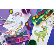 Thumbnail 3 of Faber-Castell Акварелни бои Динозавър Connector, 12 цвята