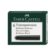 Thumbnail 2 of Faber-Castell Патрон за писалка, черно мастило, 6 броя