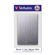 Thumbnail 3 of Външен HDD твърд диск Verbatim Store 'n' Go Alu, 2 TB, сив