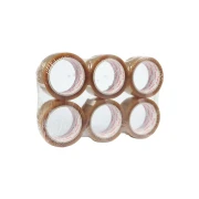 Thumbnail 1 of Office 1 Тиксо, солвент, 48 mm x 66 m, дебелина 50 микрона, безцветно, 6 броя