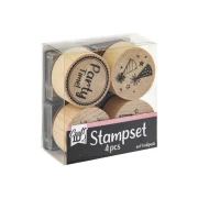 Thumbnail 2 of Craft ID Печати Рожден ден, с включени тампони, 4 броя