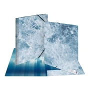 Thumbnail 3 of Herma Папка Nature, картонена, с ластик, A4, лед