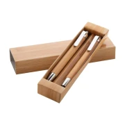 Thumbnail 2 of Cool Комплект химикалка и автоматичен молив, бамбукови, в кутия