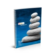 Thumbnail 5 of Тетрадка, A5, широки редове, 2 теми, офсетова хартия, метална спирала, мека корица, 80 листа