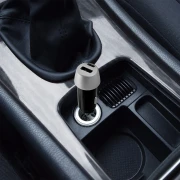 Thumbnail 2 of Зарядно за кола TNB, двойно, бързо зареждане, QC 3.0, USB Type-C, USB Type-A, черно