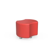 Thumbnail 2 of Табуретка RFG Bold, екокожа, 60 х 51 х 43 cm, червена